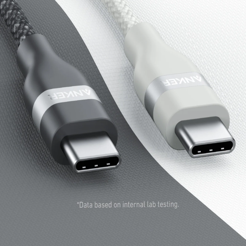 Anker USB-C to USB-C Cable (3ft, 240W, Upcycled-Braided) A82E2H11